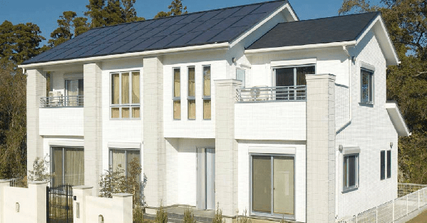 太陽光発電　屋根材一体型